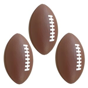 Foam Footballs 3 Pack - Brown (7 Inch)