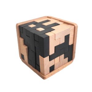 Wooden 3D Cube Puzzle